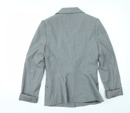 Preloved Dorothy Perkins Womens Grey Check  Jacket Suit Size 12 - Back