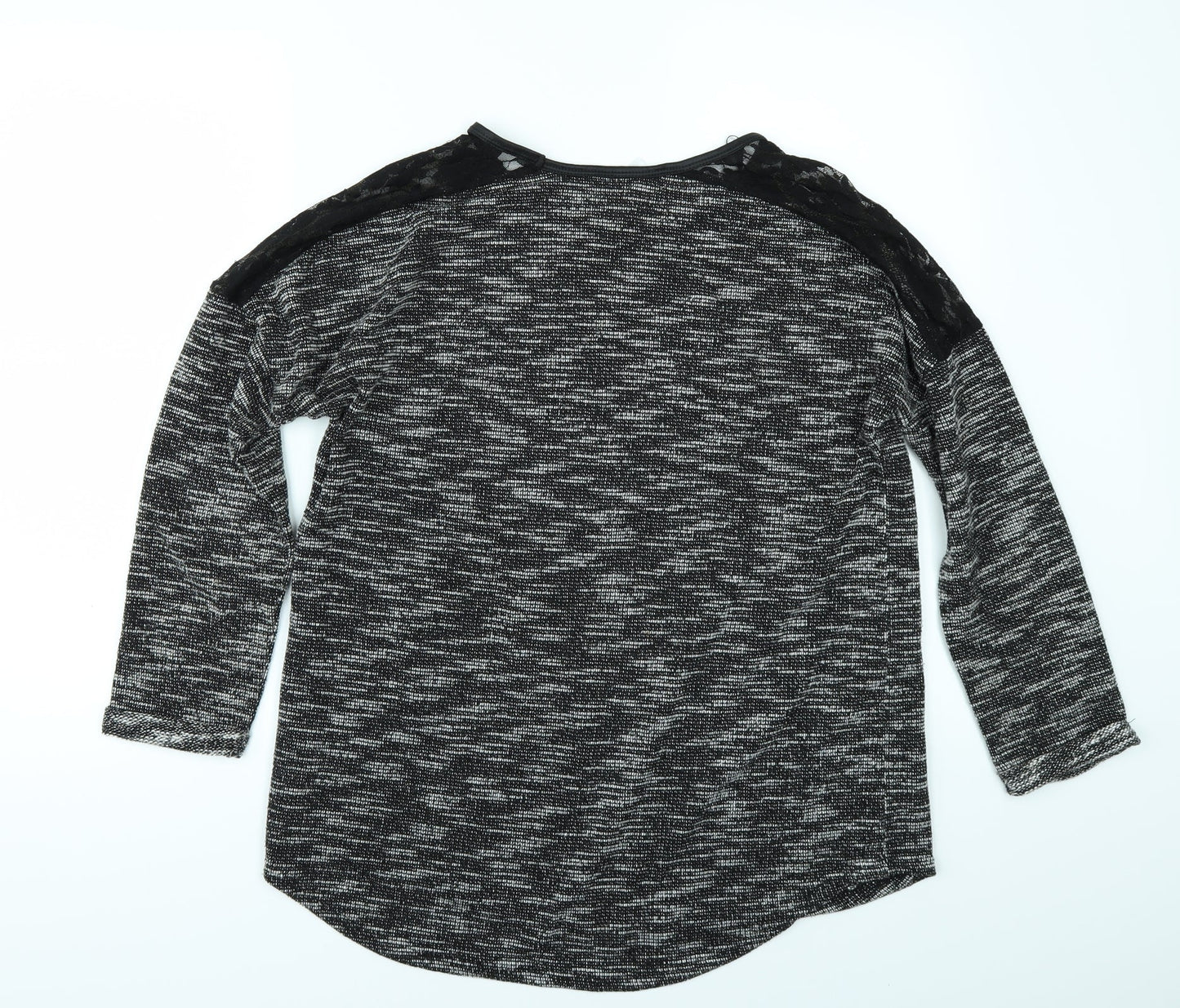 Now Womens Black   Tunic Blouse Size 12