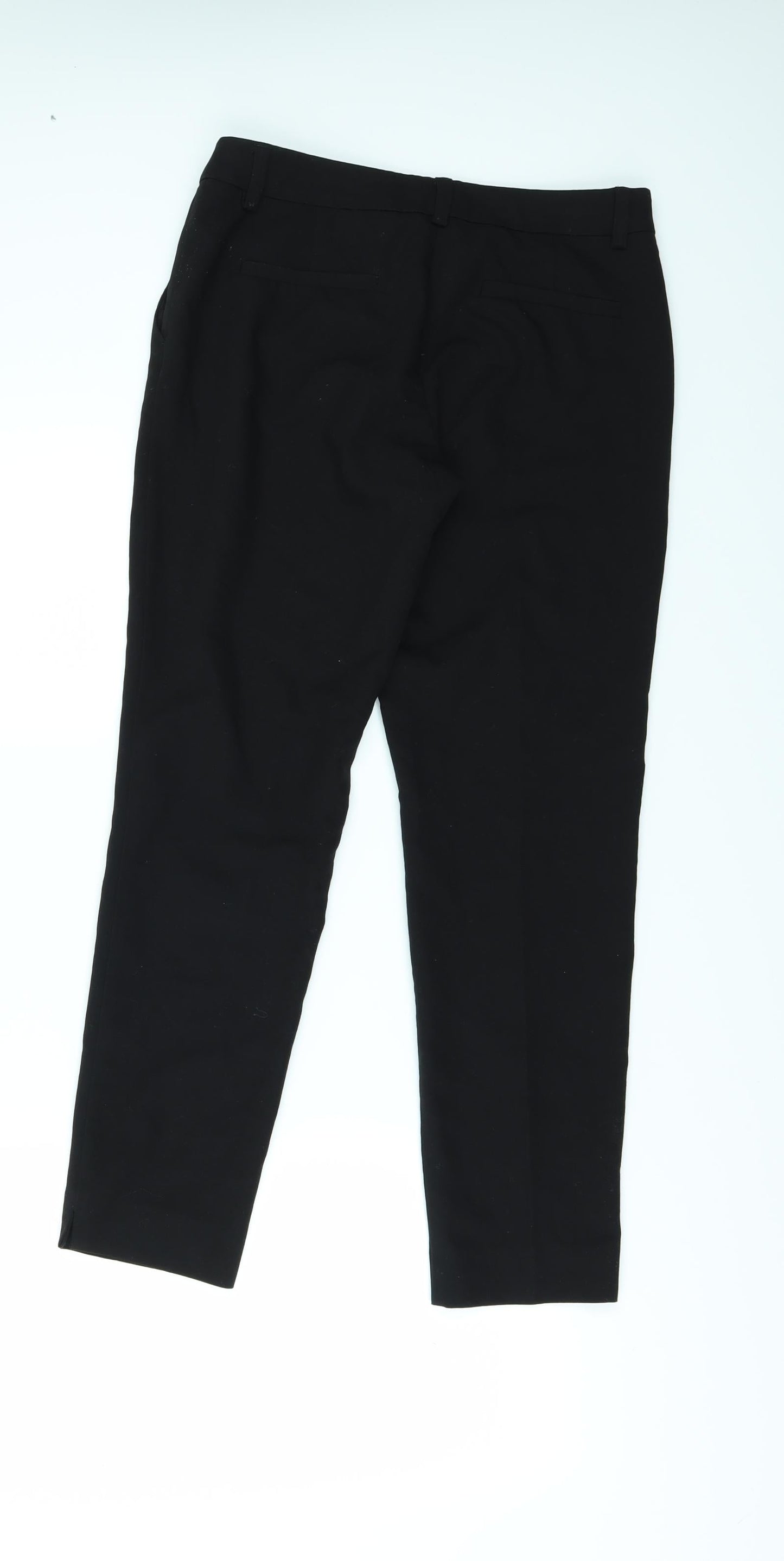 Sisley Womens Black   Trousers  Size 6 L29 in