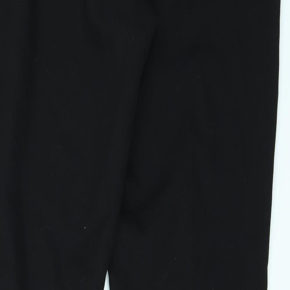 Sisley Womens Black   Trousers  Size 6 L29 in