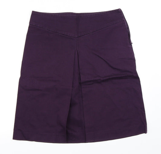 Zara Womens Purple   A-Line Skirt Size M