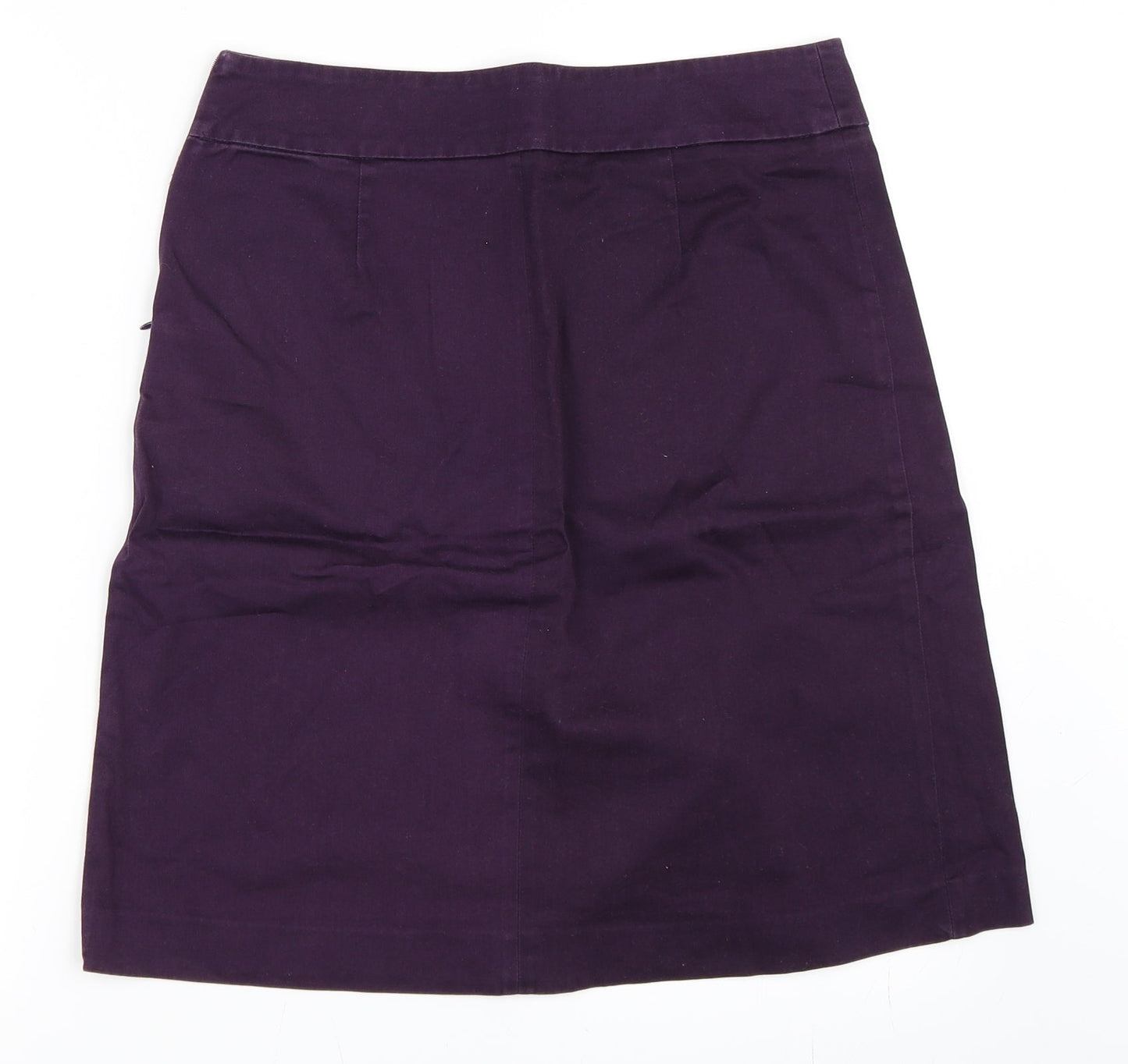 Zara Womens Purple   A-Line Skirt Size M