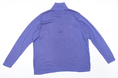 Sedagyl Womens Purple   Pullover Jumper Size 14