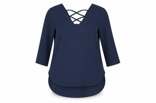 Atmosphere Womens Blue   Basic Blouse Size 8