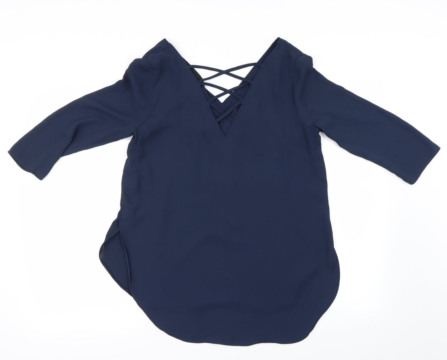 Atmosphere Womens Blue   Basic Blouse Size 8