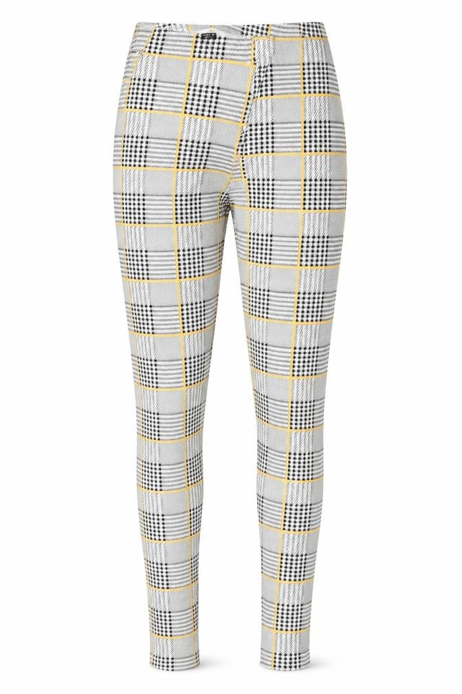 SHEIN Womens Grey Check  Jegging Leggings Size XS L24 in