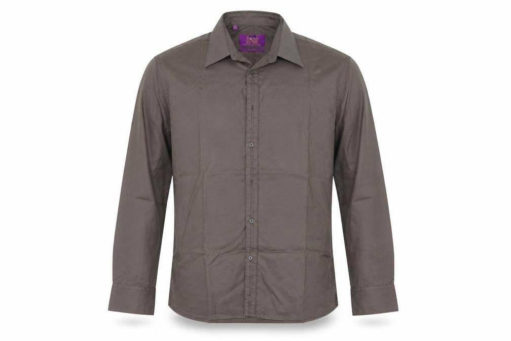 NEXT Mens Brown    Button-Up Size 46