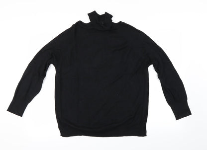 F&F Womens Black   Pullover Jumper Size 14