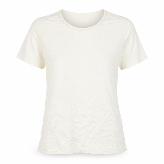 julie mode Womens White   Basic T-Shirt Size L