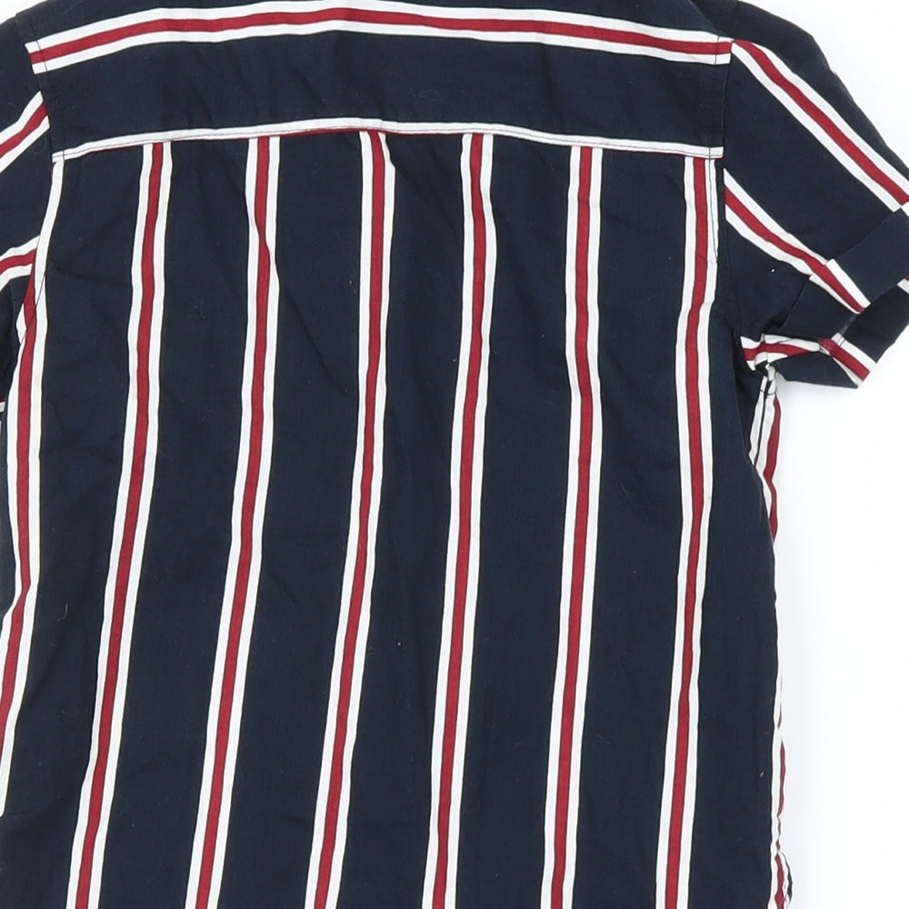 Primark Boys Black Striped  Basic Button-Up Size 2-3 Years