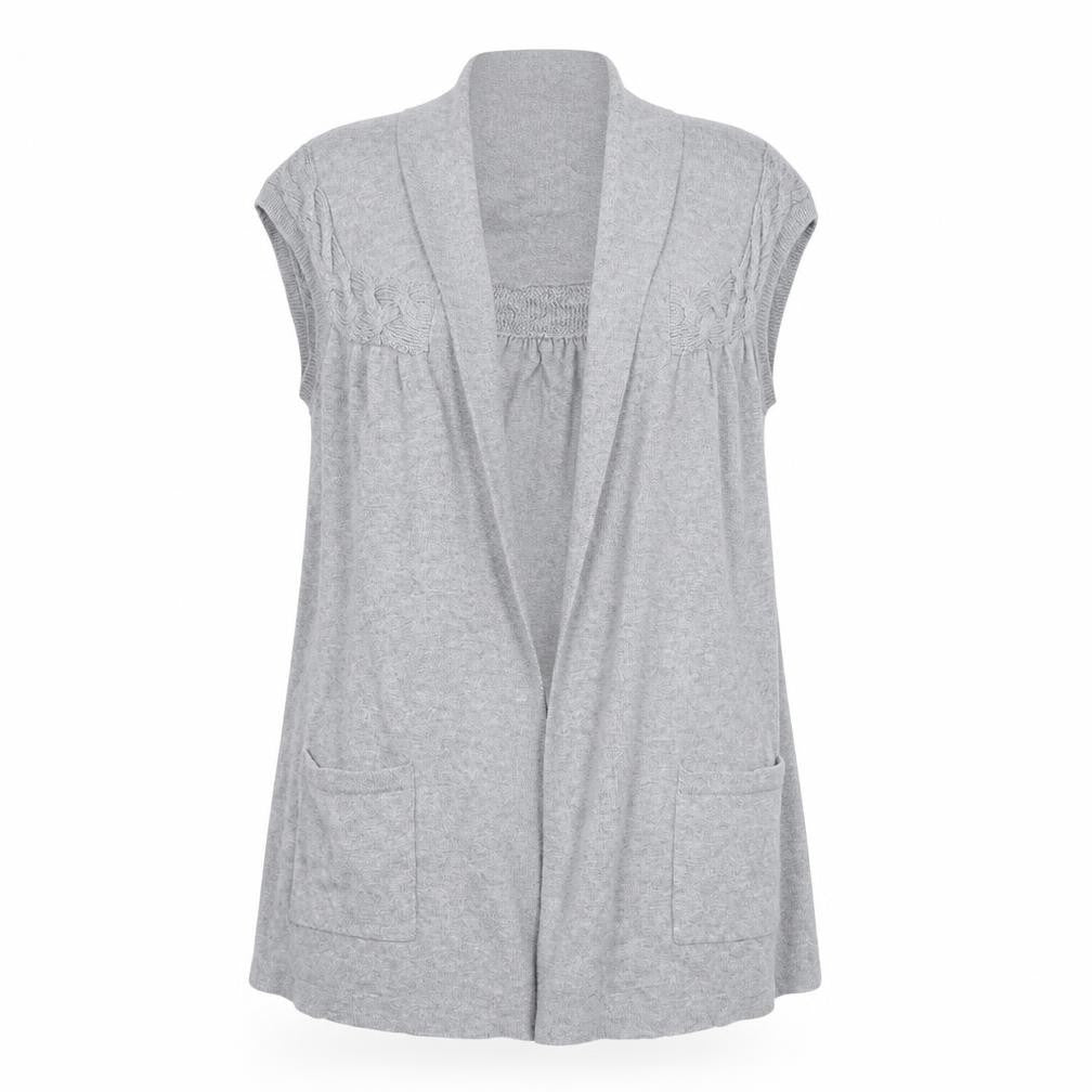 Marks & Spencer Womens Grey   Cardigan Jumper Size 12