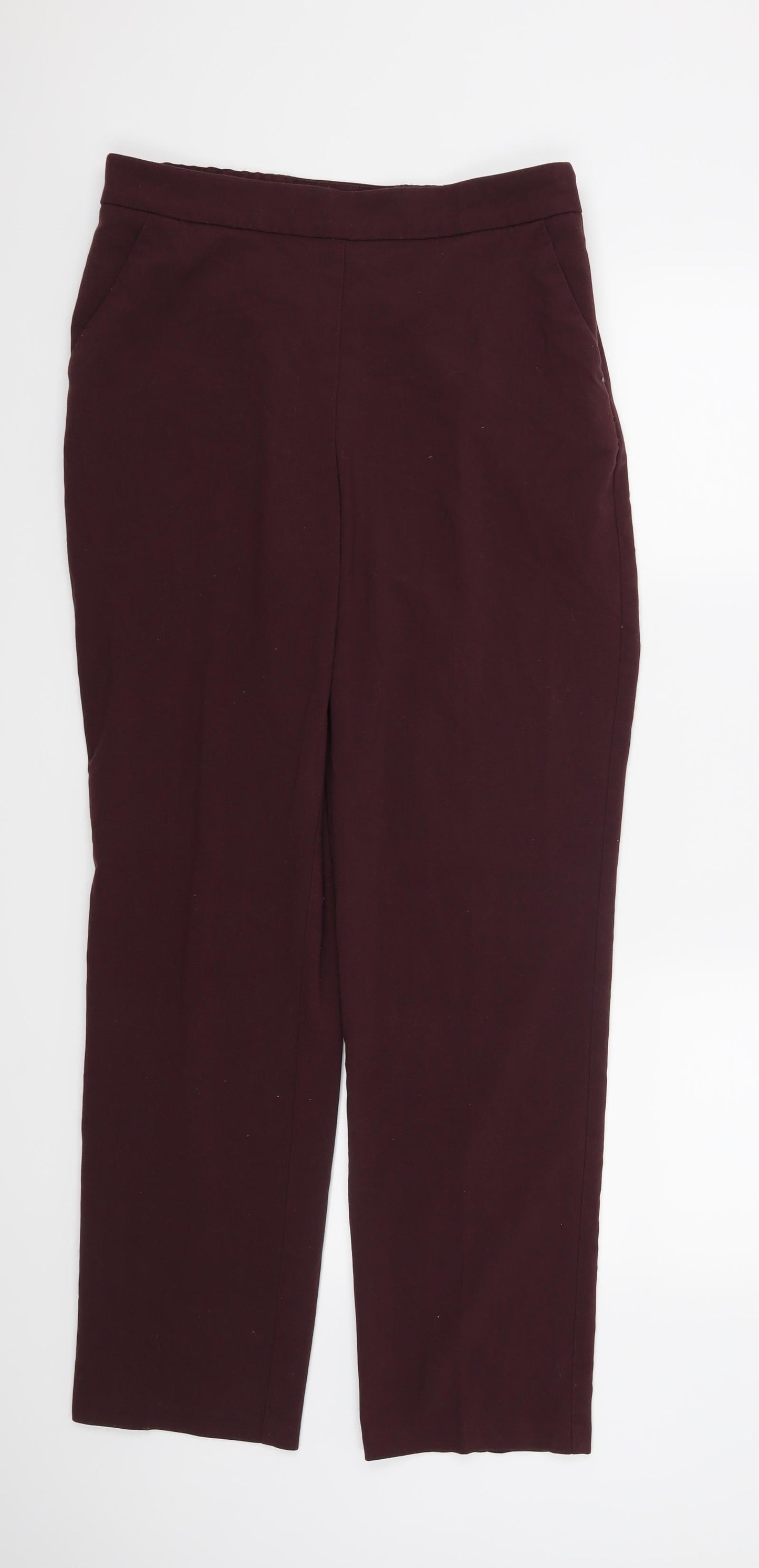 Marks and Spencer Womens Red   Trousers  Size 12 L30 in