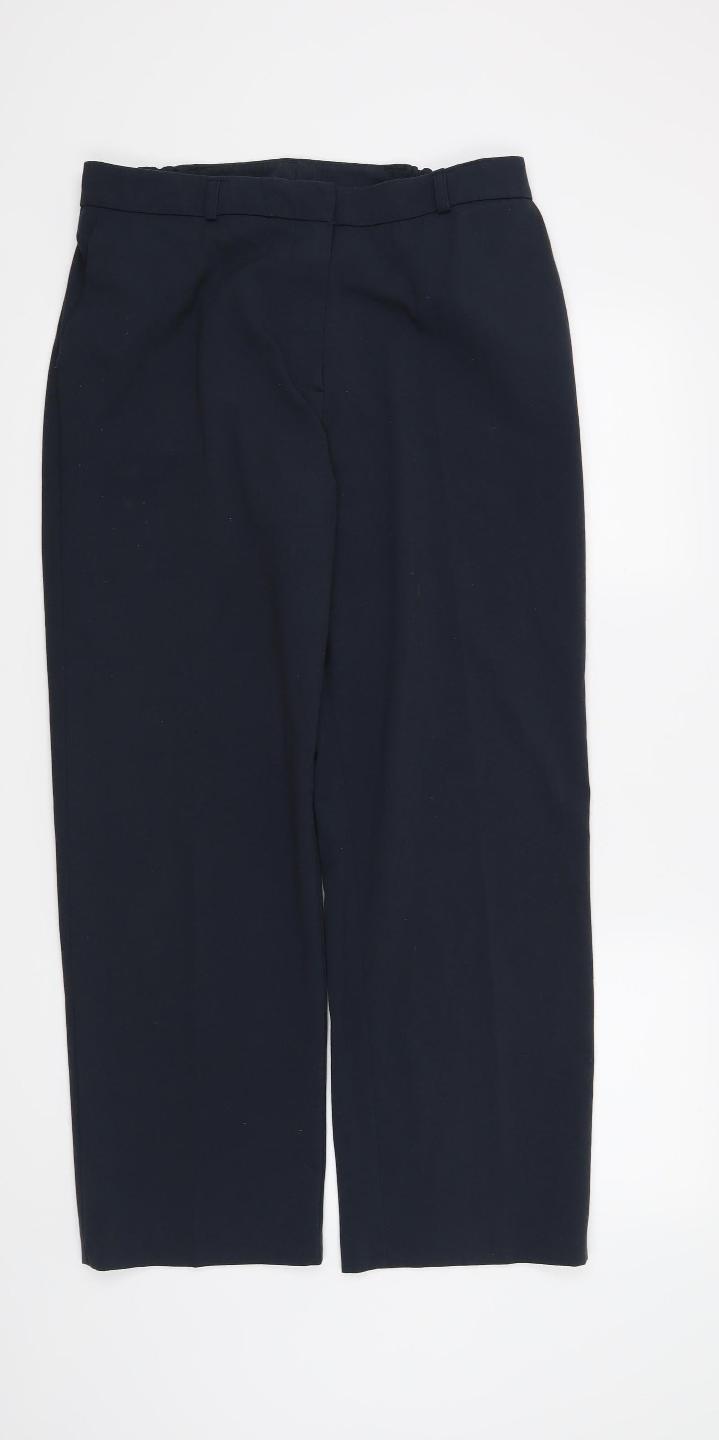 Preworn Womens Blue   Trousers  Size 12 L30 in