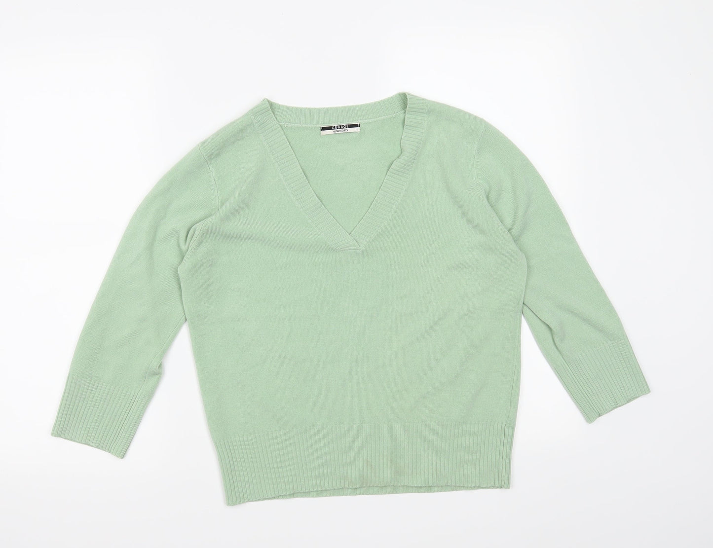 George Womens Green   Pullover Jumper Size 12
