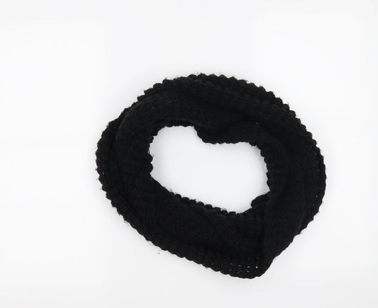 Preworn Womens Black    Scarf