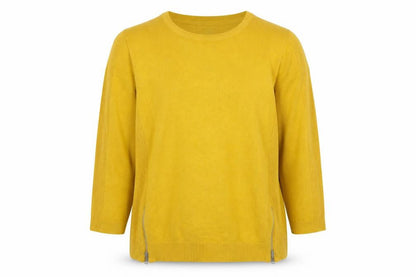 Red Herring Womens Yellow   Pullover Jumper Size 16