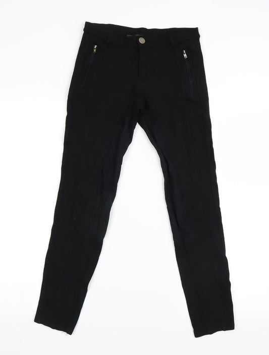 Zara Womens Black   Jogger Trousers Size 6 L24 in