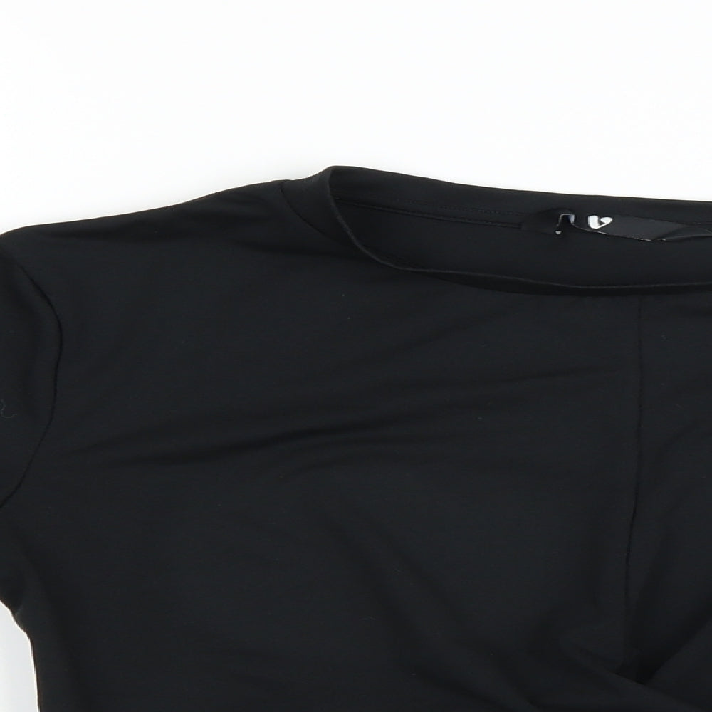 Very Womens Black   Basic T-Shirt Size 6