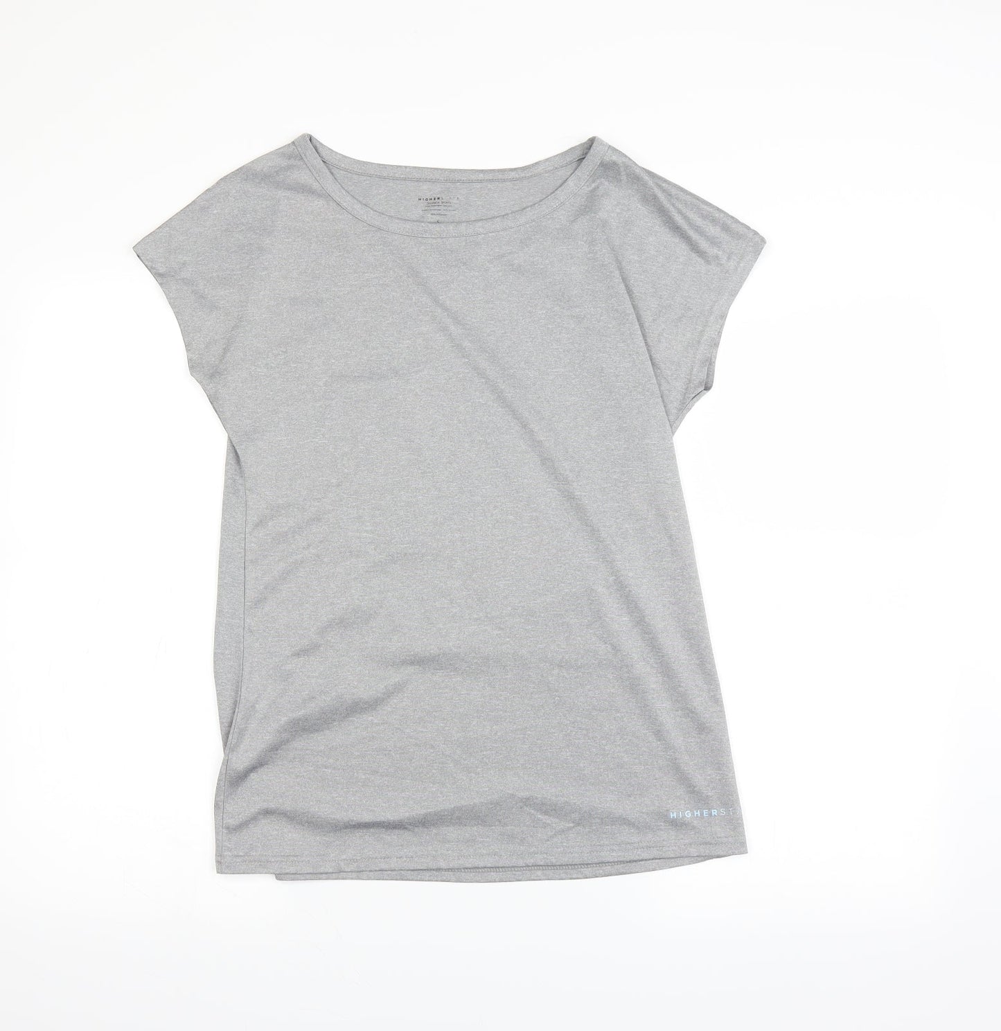 higherst Womens Silver   Basic T-Shirt Size 6