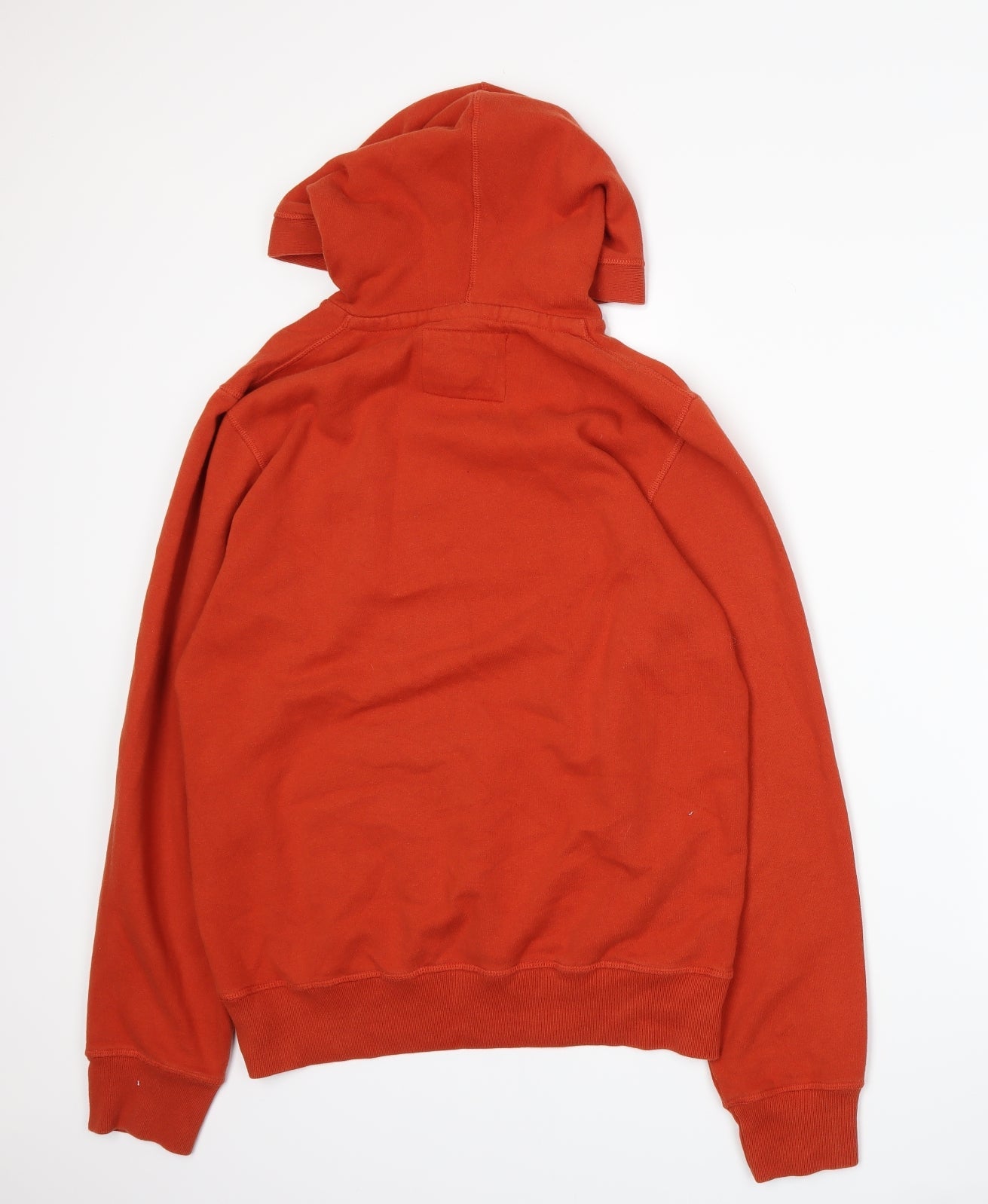 H&M Mens Orange   Pullover Hoodie Size S