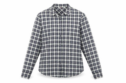 Preworn Womens Blue Check  Basic Button-Up Size XL