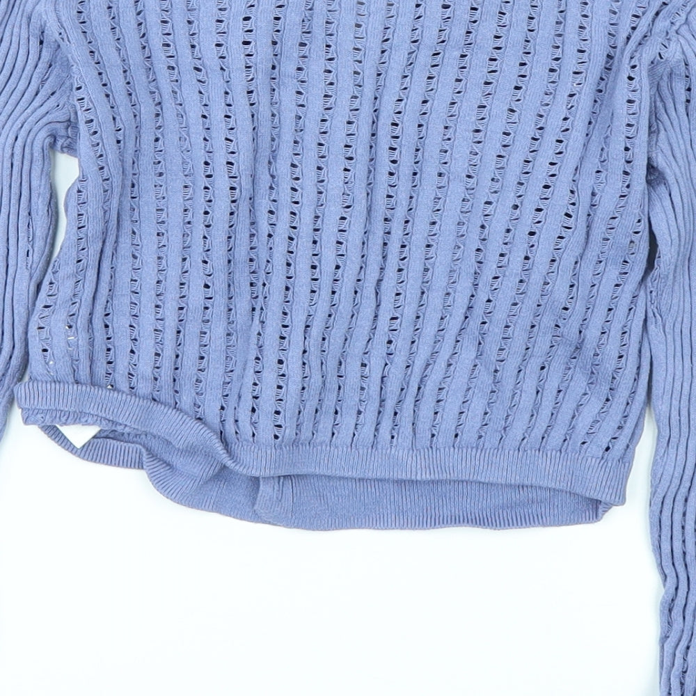 Gap Girls Purple   Cardigan Jumper Size S