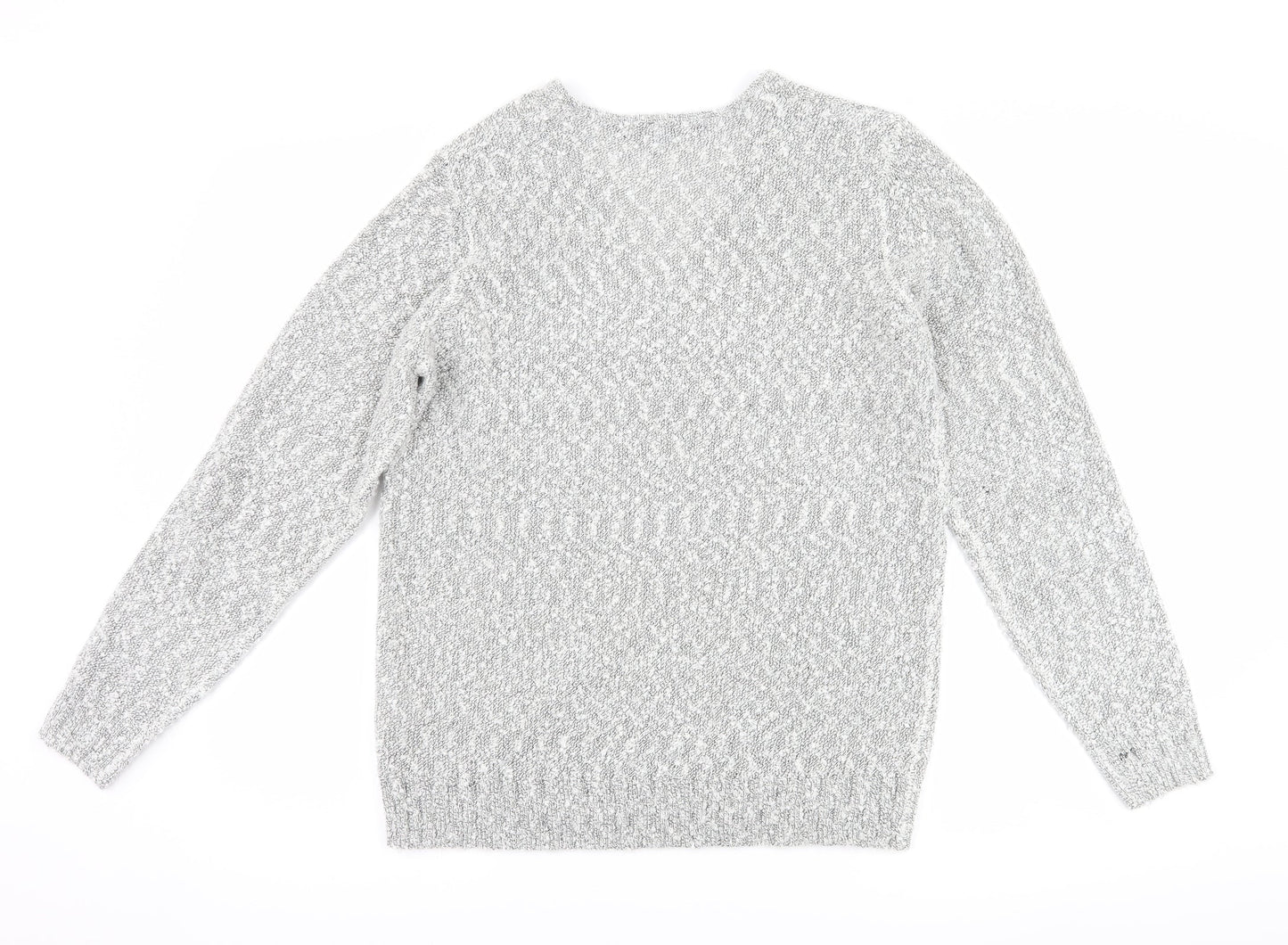 isle Womens Grey   Pullover Jumper Size M
