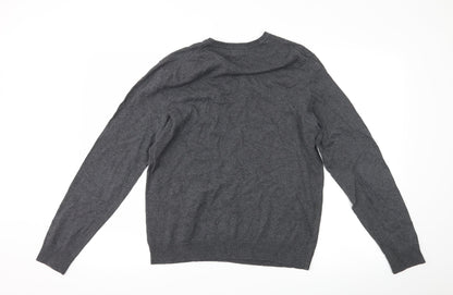 Preloved Gap Mens Grey   Pullover Jumper Size L - Back