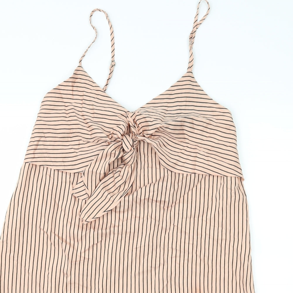 Marks and Spencer Womens Pink Striped  Shift  Size 8