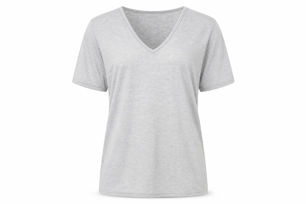 PRETTYLITTLETHING Womens Grey   Basic T-Shirt Size 10