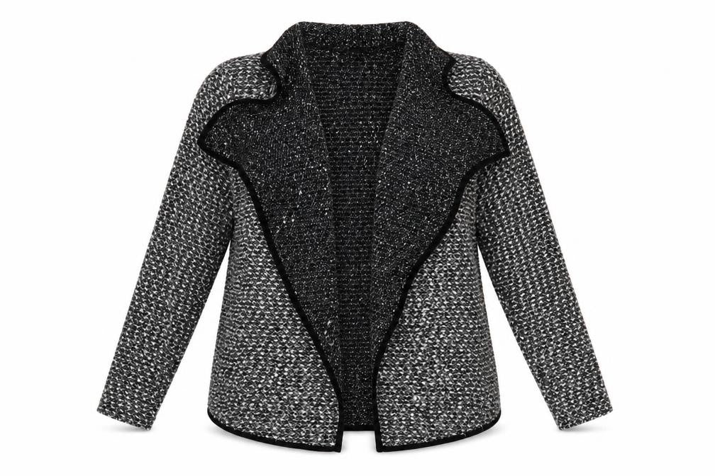 Bonmarché Womens Grey Cardigan Jumper Size 18