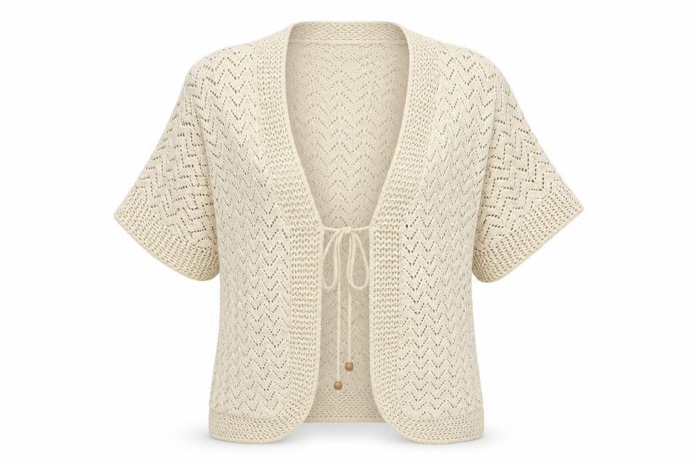 Pulse Womens White   Cardigan Jumper Size L