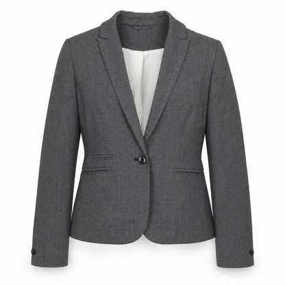 H&M Womens Grey   Jacket Suit Jacket Size 10