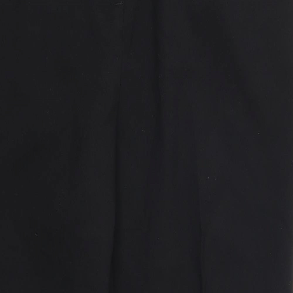 Papaya Womens Black   Trousers  Size 14 L26.5 in