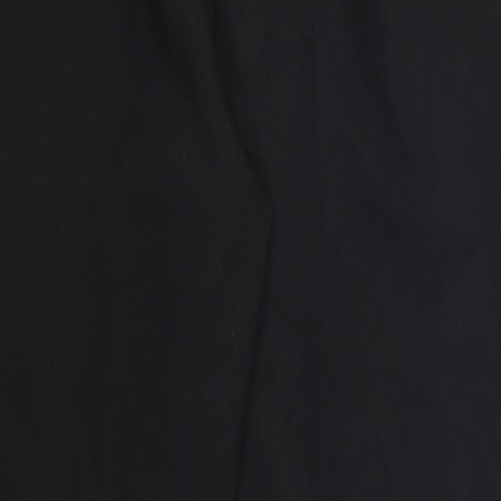 Papaya Womens Black   Trousers  Size 14 L26.5 in