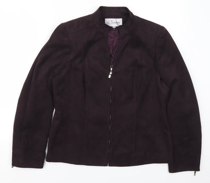 J Taylor Womens Purple   Jacket  Size 14