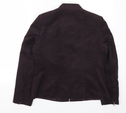 J Taylor Womens Purple   Jacket  Size 14