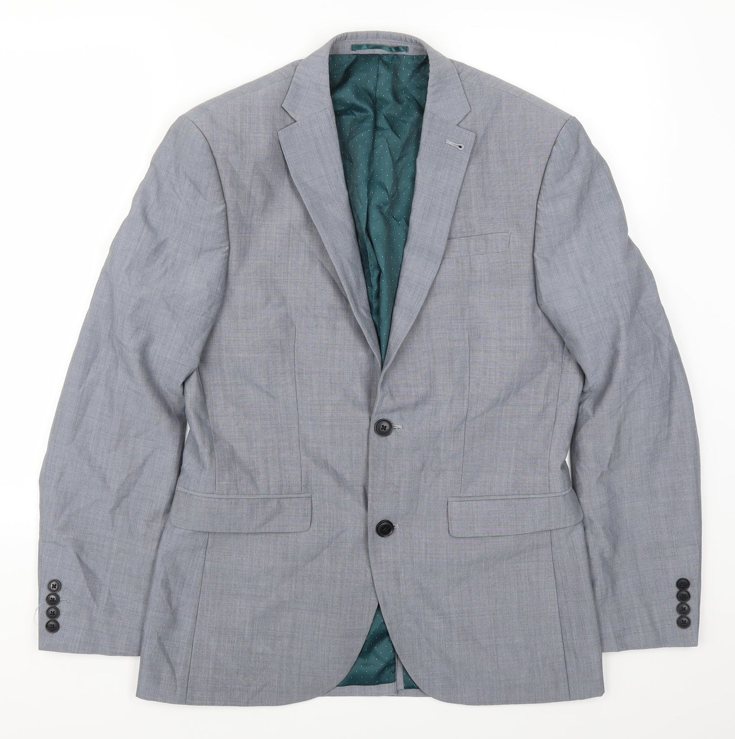 NEXT Mens Grey   Jacket Suit Jacket Size 36