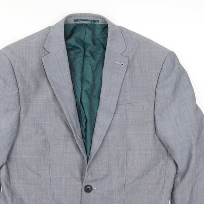 Next Mens Grey   Jacket Suit Jacket Size 36