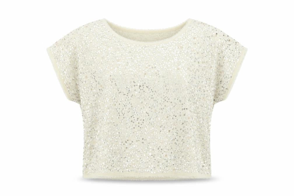 H&M Womens Ivory   Tunic Blouse Size S