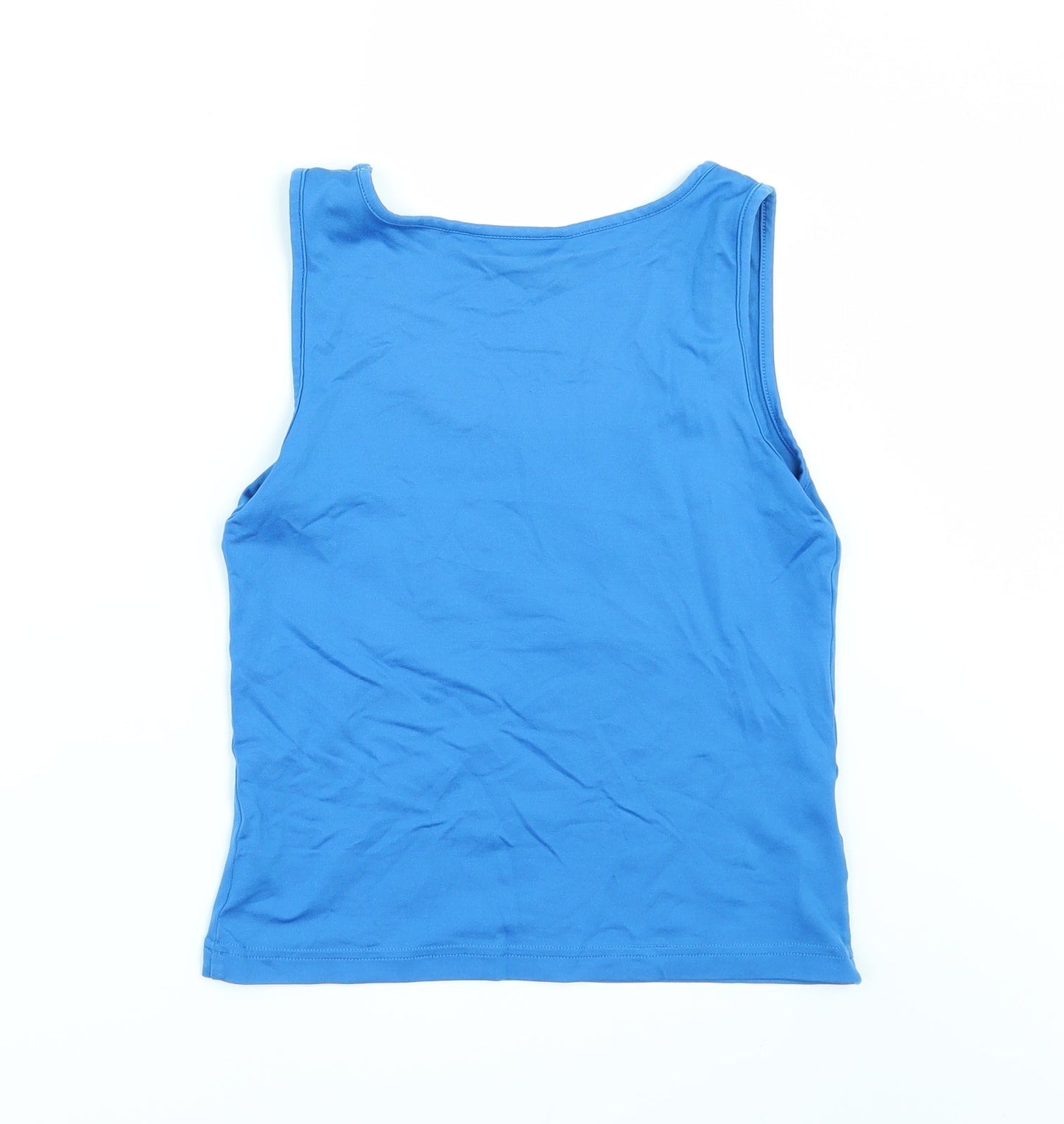 ameranto Womens Blue   Basic T-Shirt Size 12