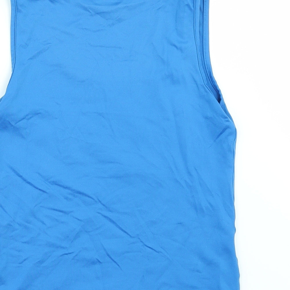 ameranto Womens Blue   Basic T-Shirt Size 12