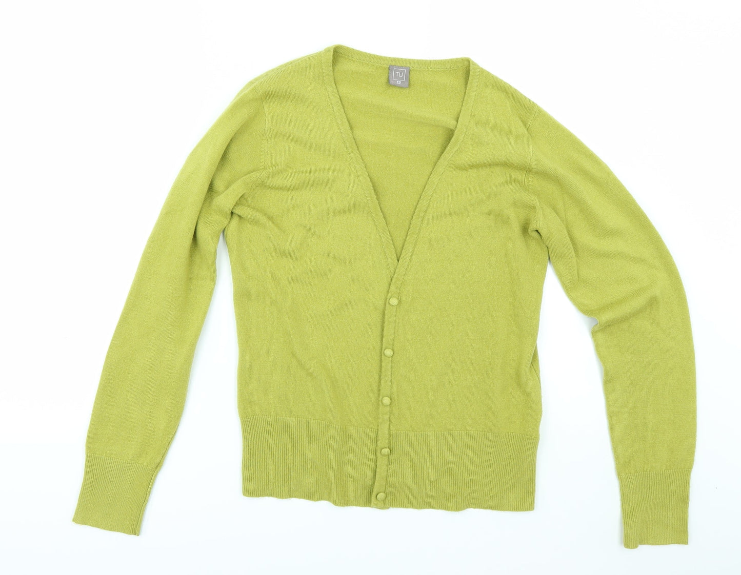 TU Womens Green   Cardigan Jumper Size 2