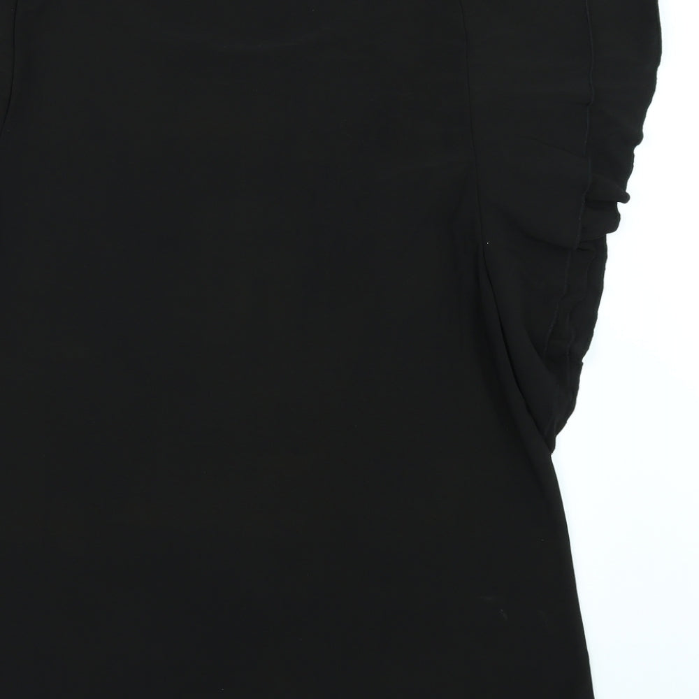 Attitudes Womens Black   Tunic Blouse Size L