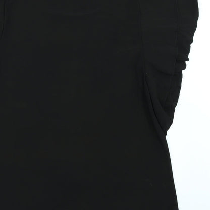 Preloved Attitudes Womens Black   Tunic Blouse Size L - Label