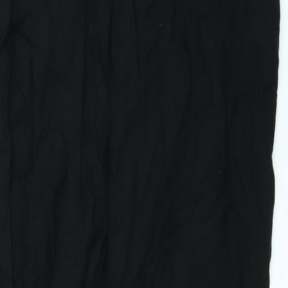 H&M Womens Black   Trousers  Size 8 L27 in