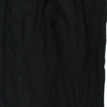 H&M Womens Black   Trousers  Size 8 L27 in