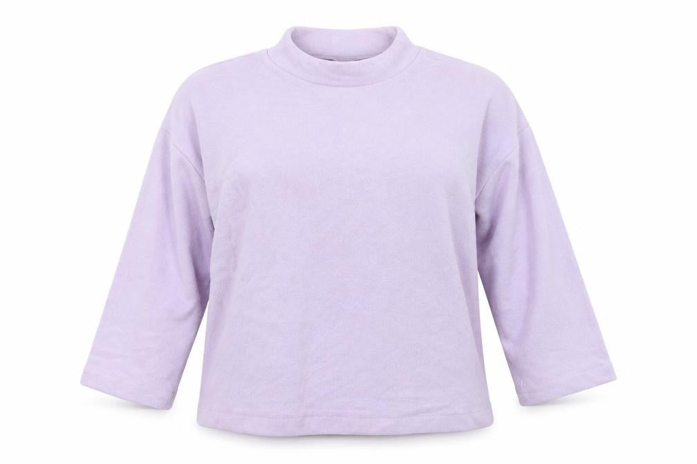 H&M Womens Purple  Fleece Pullover Jumper Size M