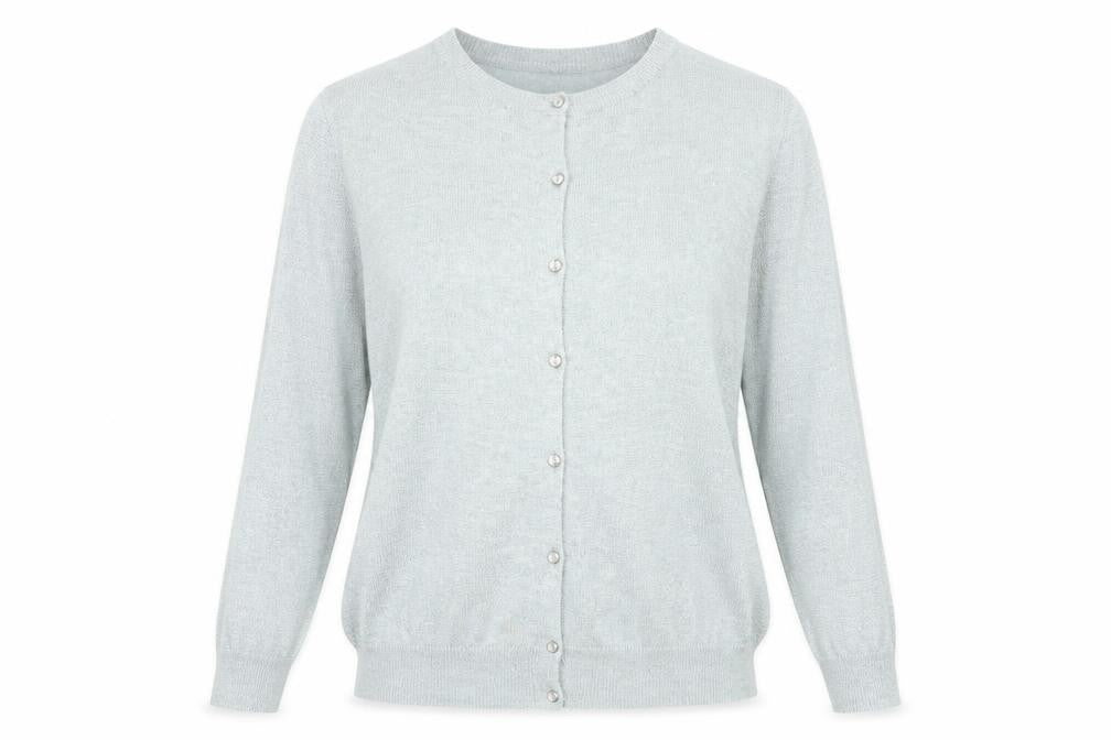 Marks & Spencer Womens Silver   Cape Jumper Size 14