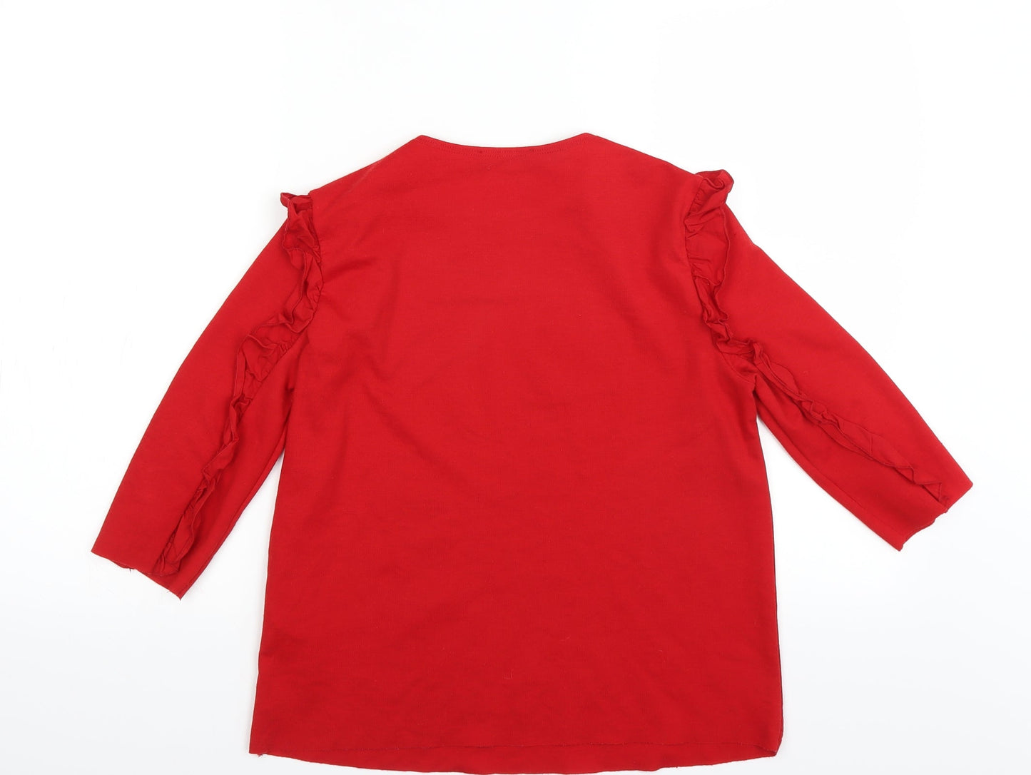 Zara Womens Red   Pullover Jumper Size S
